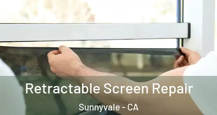  Retractable Screen Repair Sunnyvale - CA